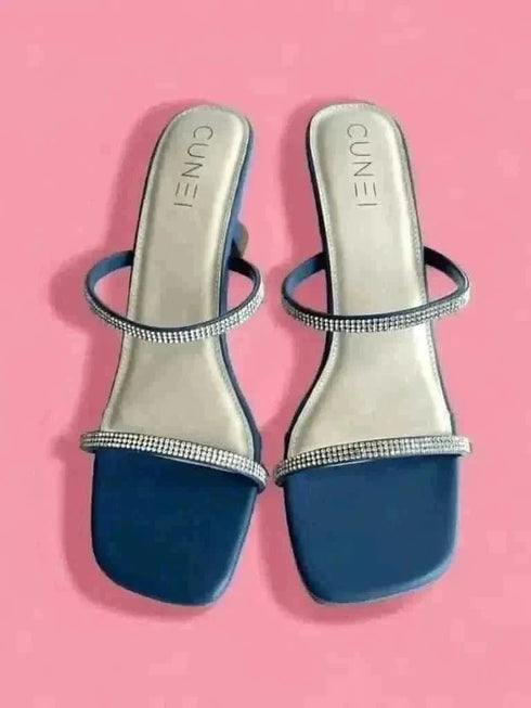 Matisse Blue Heels - cunei